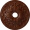 Ekena Millwork Jamie Medallion (Canopies up to 3 7/8"), 23 5/8"OD x 3 7/8"ID x 2 1/8"P, Burnished Mahogany Crackle CM23JABMC - alternate 1